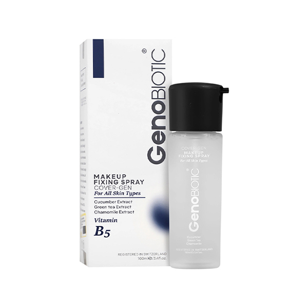 اسپری فیکس کننده آرایش خوشبوکننده و آبرسان ژنو بایوتیک مدل Fixing Spray