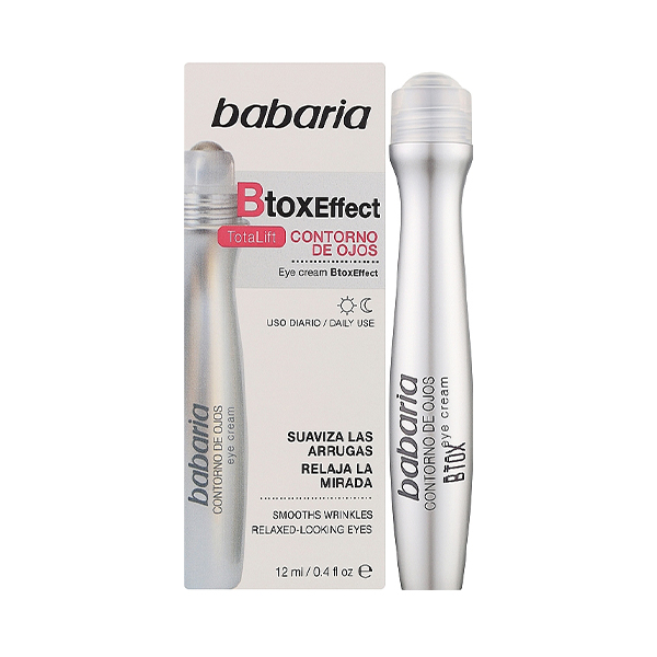 کرم دور چشم ضد چروک باباریا مدل Botox Effect حاوی سرامید و اثر شبه بوتاکس حجم ۱۲ میل