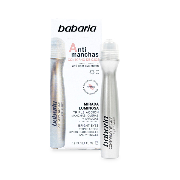 کرم دور چشم ضد لک و روشن کننده باباریا مدل Anti Manchas حاوی عصاره گل داوودی حجم ۱۲ میل