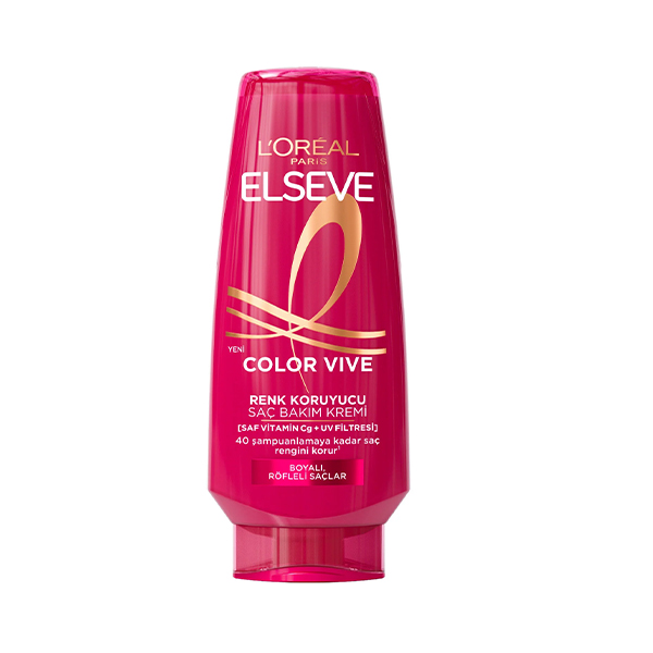 نرم کننده تثبیت کننده رنگ مو لورآل مدل Color Vive حاوی فیلتر UV و روغن بذر کتان حجم ۲۵۰ میل