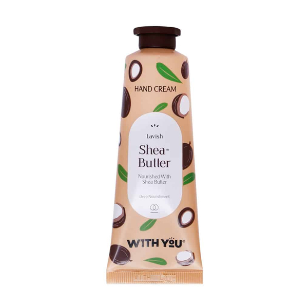 کرم مرطوب کننده و مغذی دست ویت یو حاوی شی باتر و ویتامین E مناسب پوست‌های خشک حجم ۵۰ میل
