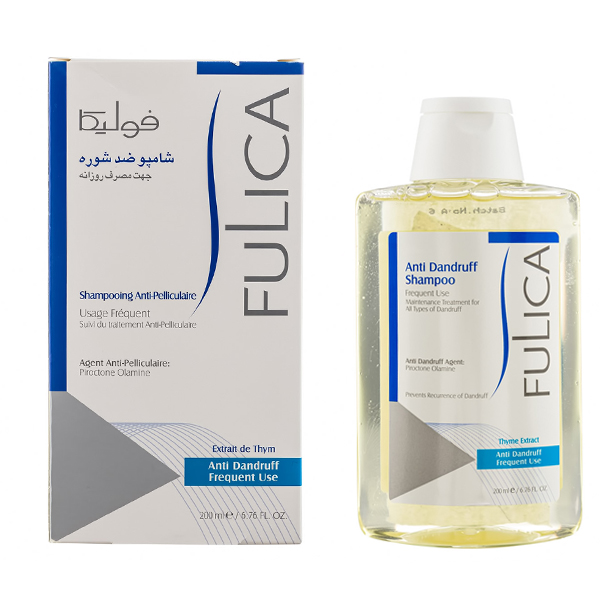 شامپو ضد شوره فولیکا مخصوص مصرف روزانه حاوی ترکیبات ضد قارچ حجم ۲۰۰ میل