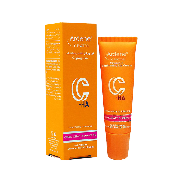 کرم روشن کننده و محافظ لب آردن سی فکتور SPF 8 حاوی ویتامین C و هیالورونیک اسید حجم ۱۲ میل