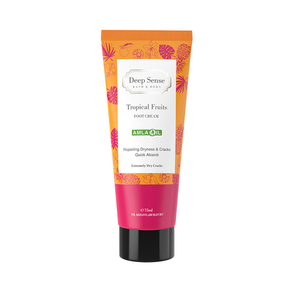 کرم ترک پا دیپ سنس حاوی موم زنبور عسل، اوره و روغن آملا حجم ۷۵ میل