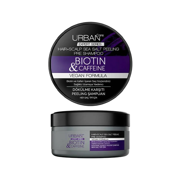 ماسک لایه بردار مو و پوست سر اوربن کر حاوی بیوتین و کافئین ضد ریزش و تقویت کننده حجم ۲۰۰ میل