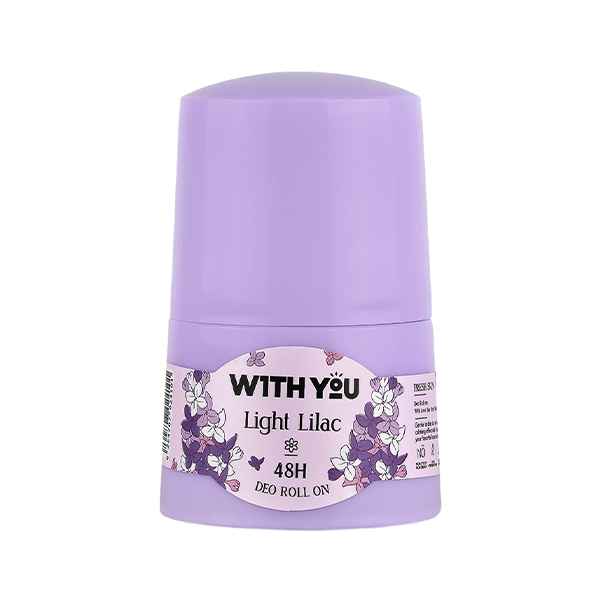 رول ضد تعریق ۴۸ ساعته زنانه ویت یو مدل Light Lilac فاقد الکل و ضد حساسیت حجم ۵۰ میل