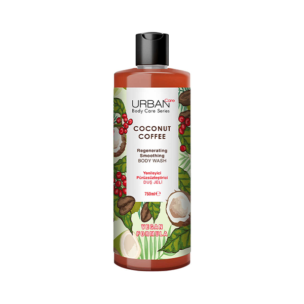 شامپو بدن نرم کننده اوربن کر Coconut Coffee با رایحه نارگیل و قهوه حجم ۷۵۰ میل