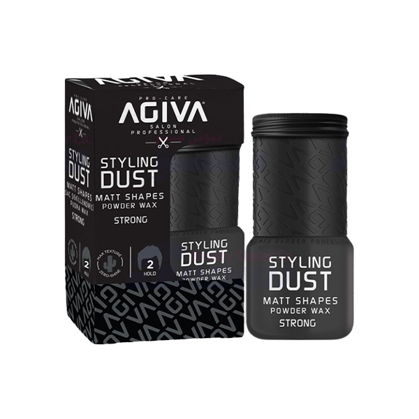 پودر وکس حجم دهنده و حالت دهنده مو آگیوا مدل Styling Dust Strong با قدرت نگهدارندگی بالا وزن ۲۰ گرم