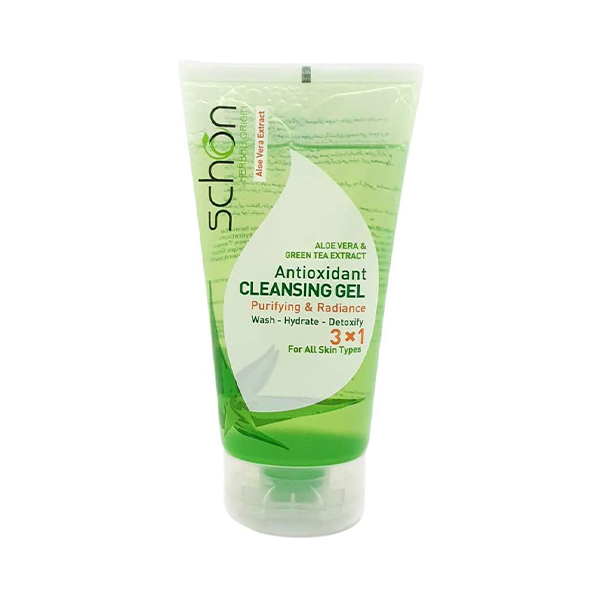 ژل شستشوی صورت شون با خاصیت سم‌زدایی آنتی‌اکسیدان و آبرسان قوی حجم ۱۵۰ میل