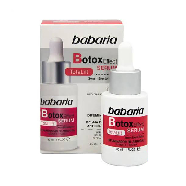 سرم ضد چروک باباریا مدل BtoxEffect مناسب انواع پوست با اثر مشابه بوتاکس و لیفت‌کننده قوی حجم ۳۰ میل