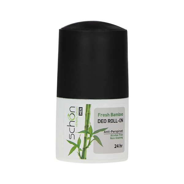 رول ضد تعریق ۲۴ ساعته مردانه شون مدل Fresh Bamboo مناسب انواع پوست فاقد الکل و بدون ایجاد لکه سفید حجم ۵۰ میل