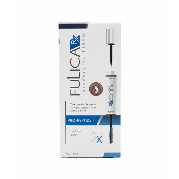 سرم تقویت‌کننده مژه و ابرو فولیکا آر ایکس مدل PRO-PEPTIDE 4 حاوی پپتید و بیوتین جهت افزایش ضخامت و رشد حجم ۹ میل