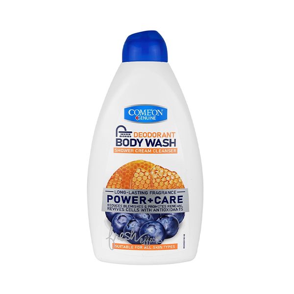 شامپو بدن کرمی بدن کامان مدل Power + Care ابرسان قوی حجم ۵۱۰ میل