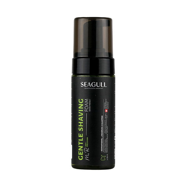 فوم اصلاح آقایان سی‌گل مدل GENTLE SHAVING حاوی بیزابولول و آلانتوئین با خاصیت اصلاح روان و ضدالتهاب مناسب انواع پوست حجم ۱۵۰ میل