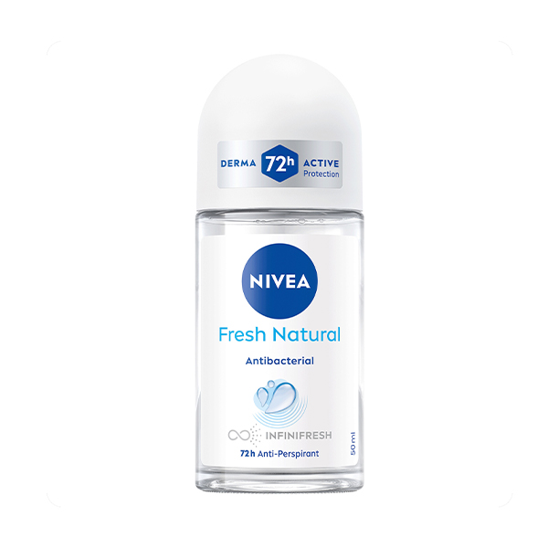 رول ضد تعریق زنانه نیوآ مدل Fresh Natural با ماندگاری ۷۲ ساعته حجم ۵۰ میلی لیتر