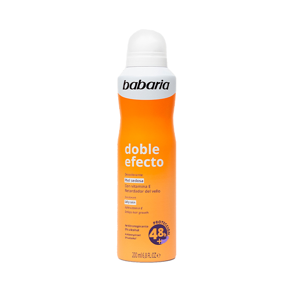 اسپری ضد تعریق یونیسکس باباریا مدل Doble Efecto 48H مناسب انواع پوست حجم 200ml