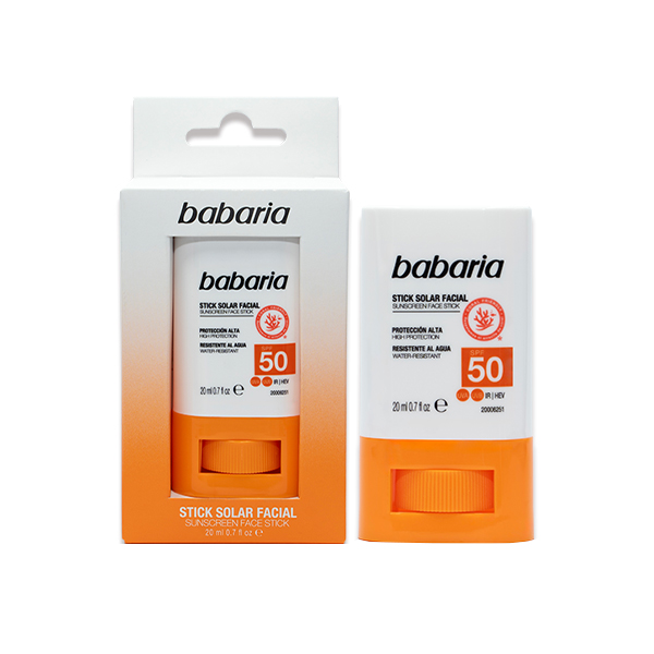 کرم ضد آفتاب استیکی باباریا مدل Solar Facial با SPF50 مناسب انواع پوست حجم 20ml