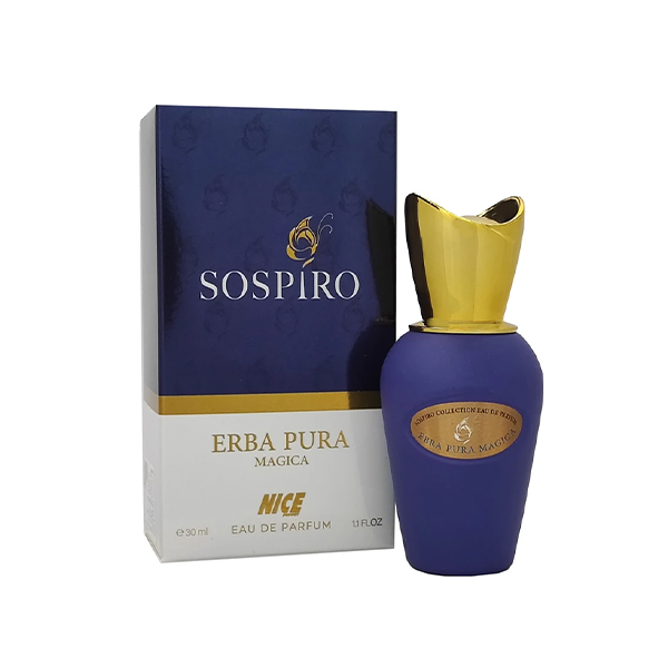 ادوپرفیوم یونیسکس نایس پاپت مدل Sospiro Erba Pura با رایحه گرم، شیرین، میوه‌ای، مرکباتی و مشکی