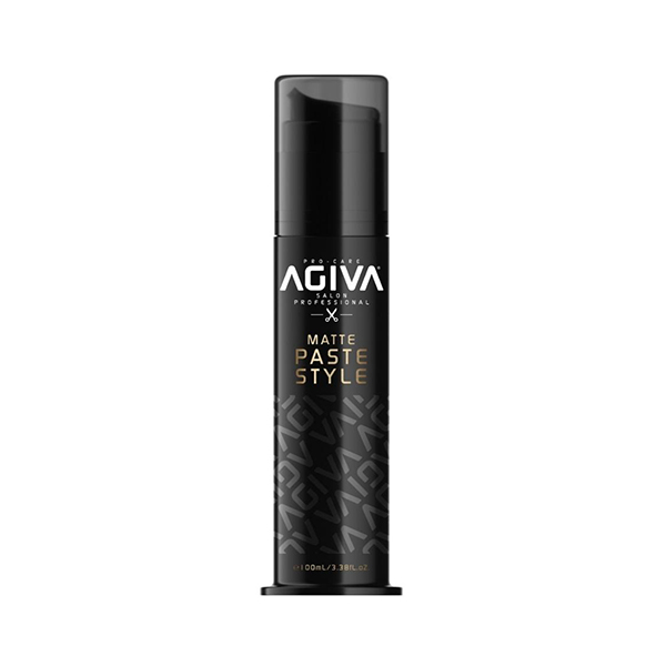 واکس موی پمپی آگیوا مدل Matte Paste Style با جلوه مات و درجه نگه‌دارندگی بالا حجم 100ml