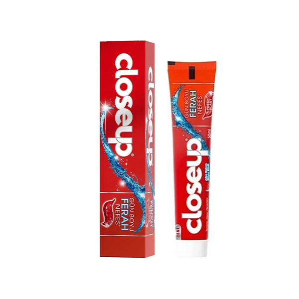 خمیر دندان ژله‌ای و خوشبوکننده کلوزآپ مدل Fresh Blast حاوی دهان‌شویه زینک و طعم نعنای باطراوت حجم 50ml