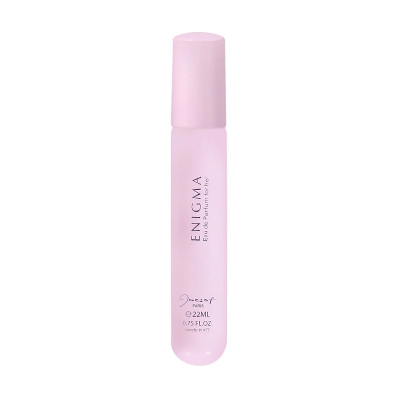 عطر جیبی زنانه ژک ساف مدل Enigma گرم و شیرین با ماندگاری بالا حجم ۲۲ میل