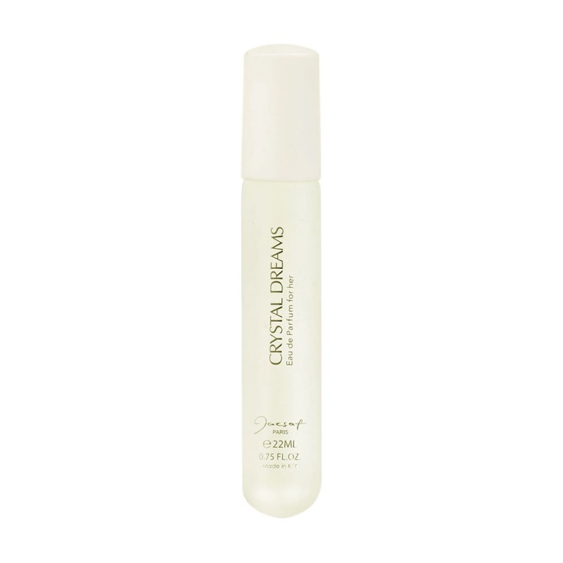 عطر جیبی زنانه ژک ساف مدل Crystal Dreams خنک و شیرین با ماندگاری بالا حجم ۲۲ میل