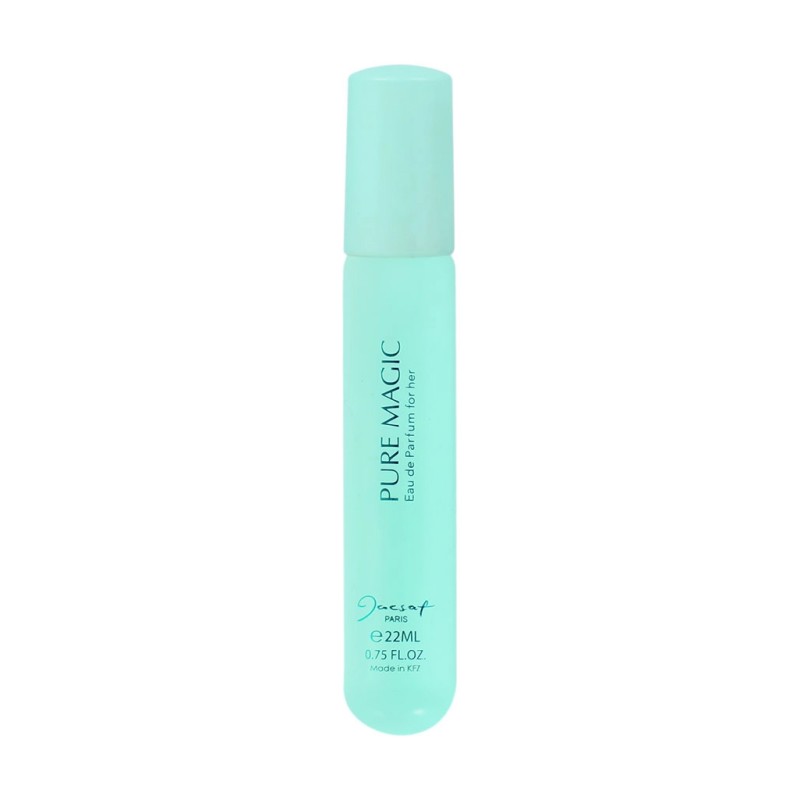 عطر جیبی زنانه ژک ساف مدل Pure Magic گرم و شیرین با ماندگاری بالا حجم ۲۲ میل