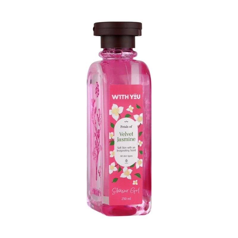 شامپو بدن ویت یو مدل Velvet Jasmine مناسب انواع پوست حجم ۲۵۰ میل