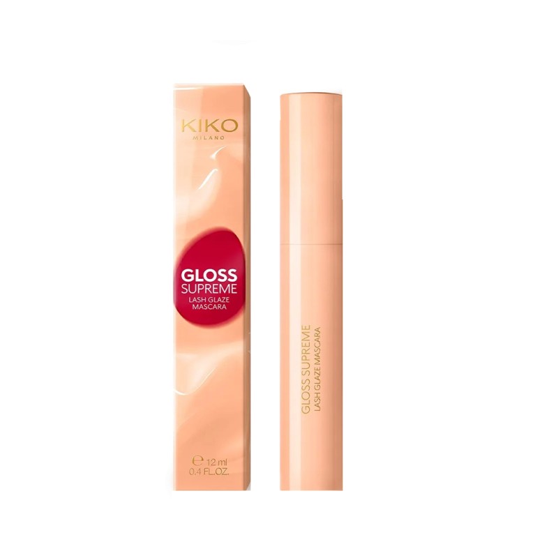 ریمل کیکو مدل GLOSS SUPREME با جلوه براق و قابلیت چند لایه زدن حجم ۱۲ میل