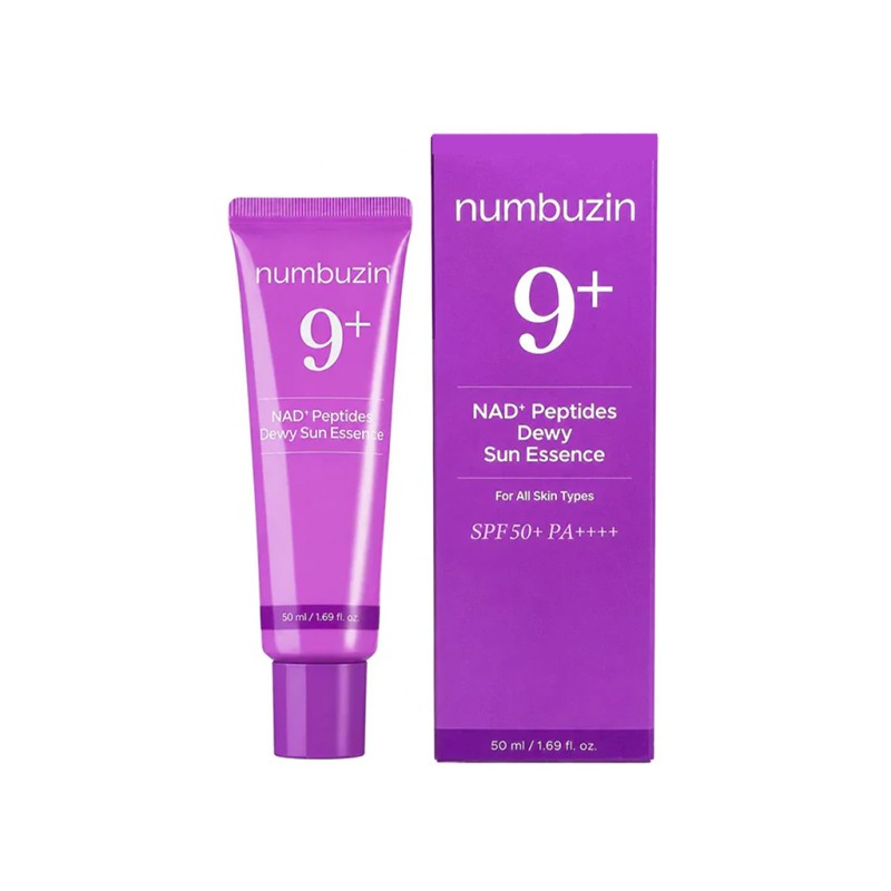 ضد آفتاب نامبوزین مدل No.9 NAD+ Bio Super Defense Glow Sunscreen با پپتید و NAD+ مناسب همه انواع پوست حجم ۵۰ میل