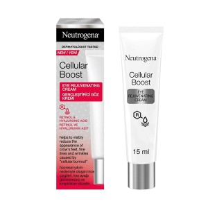 کرم ضد چروک و جوان‌کننده دور چشم نوتروژینا مدل Cellular Boost حجم 15 میل