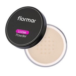 پودر فیکس تثبیت‌کننده و آبرسان فلورمار مدل LOOSE POWDER وزن 18 گرم