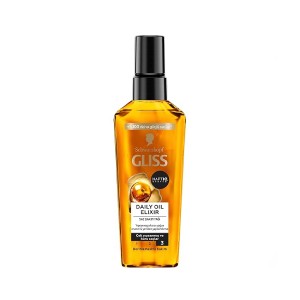 روغن موی ترمیمکننده و ضد موخوره گلیس حاوی روغن آرگان مدل Daily Oil-Elixir حجم 75 میل