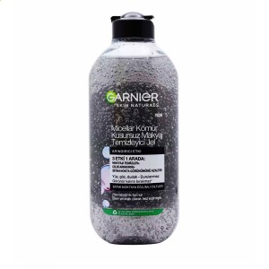 ژل میسلار حاوی زغال فعال پاککننده عمیق گارنیه مدل Charcoal حجم 400 میل