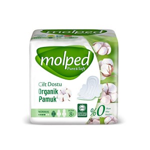نوار بهداشتی  مولپد مدل Pure & Soft سایز کوچک بسته 8 عددی