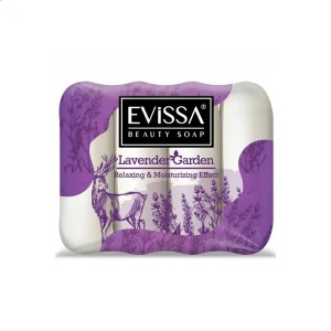 صابون با رایحه لوندر اویسا مدل Lavender Garden بسته ۴ عددی