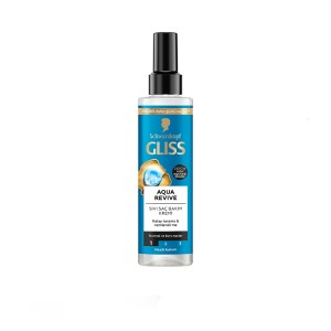 اسپری مو دو فاز مرطوب کننده گلیس مناسب موهای خشک و معمولی مدل Aqua Revive حجم 200 میل