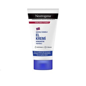 کرم دست کنسانتره و محافظ نوتروژینا مدل Norwegian Formula حاوی گلیسیرین