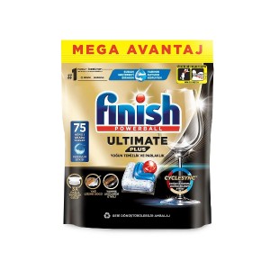 قرص ماشین ظرفشویی فینیش مدل Ultimate Plus، بسته 75 عددی