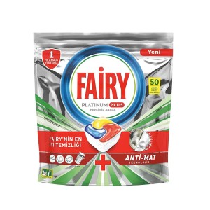 قرص ماشین ظرفشویی فیری مدل Fairy Platinum Plus بسته ۵۰ عددی