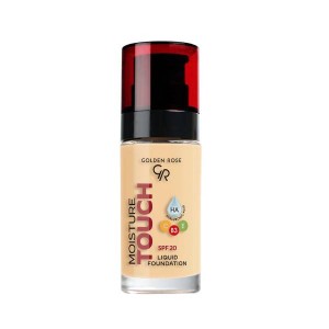 کرم پودر مرطوب کننده SPF 20 گلدن رز مدل Moisture Touch حجم ۳۰ میل