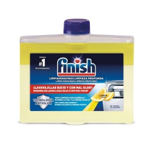 مایع جرم‌گیر ماشین ظرفشویی فینیش با رایحه لیمو حجم 250 میل