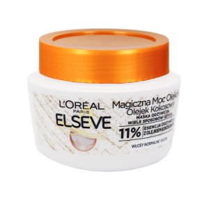 ماسک مو تغذیه‌کننده و ترمیم‌کننده حاوی روغن نارگیل مناسب موهای خشک و آسیب دیده لورآل مدل Extraordinary Oil Coconut حجم 300 میل