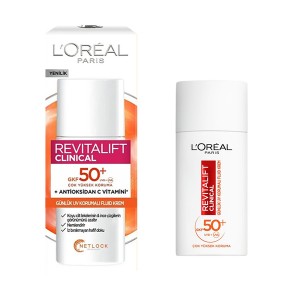 ضدآفتاب روشنکننده و ضد پیری لورال مدل Revitalift Clinical SPF 50 حجم 50 میلیلیتر