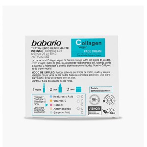 کرم کلاژن وگان و سفت‌کننده مناسب انواع پوست باباریا مدل Collagen Vegan حجم 50 میل