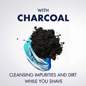 ژل اصلاح پاک‌کننده و محافظ حاوی زغال فعال ژیلت مدل Series Cleansing Charcoal حجم 200 میل