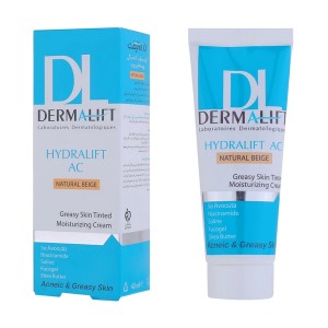 کرم مرطوبکننده رنگی و متعادلکننده درمالیفت مدل Hydralift AC مناسب پوستهای چرب حجم 40 میل