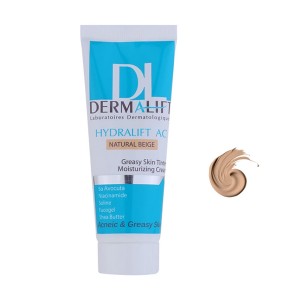 کرم مرطوب‌کننده رنگی و متعادل‌کننده درمالیفت مدل Hydralift AC مناسب پوست‌های چرب حجم 40 میل