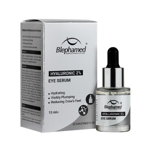 سرم دور چشم مرطوب‌کننده و ضدچروک هیالورونیک 2% بلفامد حجم 15 میل