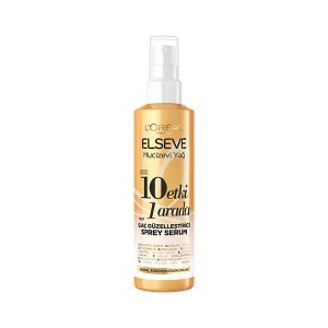 سرم موی 10 کاره محافظ حرارتی مناسب موهای معمولی و خشک لورآل مدل Extraordinary Oil حجم 150 میل